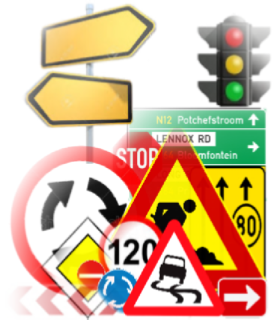 Rules of the road,road signs,road markings,traffic signals,controls